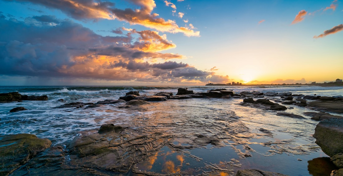 nature, outdoors, sky, horizon, scenery, landscape, sea, water, beach, sunrise
